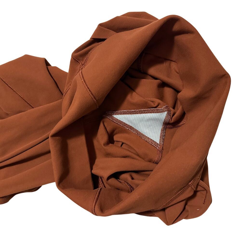 Athleta Burnt Orange Flare Leg Pants Size Small - Picture 7 of 11